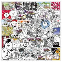 10/30/50PCS The Battle Cats Stickers Funny Cartoon Game Cat Graffiti Laptop Phone Guitar Car Bike Skateboard Scrapbooking Decals