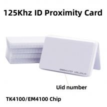 5YOA 100 Stück TK4100-Karte 125 kHz RFID EM4100 ID Proximity-Chipkarten für die Sicherheit der Zugangskontrolle
