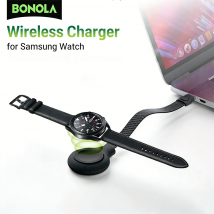 Bonola Magnetisches USB-C-Smartwatch-Ladegerät, kompatibel mit Galaxy Watch Ultra 7/6/5 Pro Active 2, tragbare Uhr, kabelloses Laden