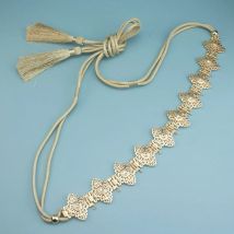 Sunspicems Chic Hand Seil Kette Marokko Gürtel Kaftan Metall Taille Kette Für Frauen Einstellbare Länge Arabisch Braut Hochzeit Bijoux