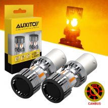 AUXITO 2 pezzi BAU15S LED Canbus ambra 1156 PY21W BA15S P21W lampadina a LED senza errori nessun Hyperflash indicatore di direzione per auto indicatore luminoso