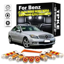 TPKE Canbus Car LED Bulbs Interior Map Dome Light Kit For Mercedes Benz C class W202 W203 W204 S202 S203 S204 C203C204 1993-2014