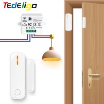 433 Mhz Fenster Tür Öffnung Sensor Schalter Drahtlose Licht Sensor AC 110 V 220 V Relais Empfänger für Licht, Dunstabzugshaube, Abluftventilator