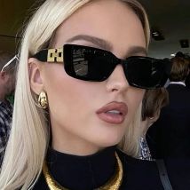 2025 Fashion Female Trendy Small Cat Eye Sunglasses Women Vintage Brand Black Sun Glasses Ladies Shades