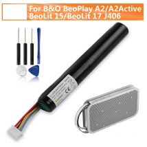 Ersatzakku für B&O BeoPlay A2/A2 Active BeoLit 15 BeoPlayBeoLit 17 J406 ICR18650NH-2S Bluetooth-Lautsprecher-Akku 2600 mAh