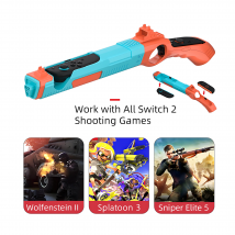 Schießpistolen-Controller für Nintendo Switch 2, HHC-S217 Motion Sensing Game Gun Griff für NSW2 Joy Con
