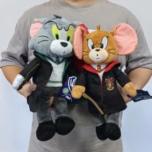 Tom und Jerry Plüschtier Kawaii Cosplay Harry Potter Cartoon Anime Figuren Kuscheltiere Puppe Spielzeug für Kinder Geschenk