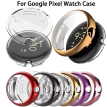 Custodia per Google Pixel Watch 2 1 custodia morbida antigraffio in TPU custodia protettiva a copertura totale per accessori per orologi Google Pixel