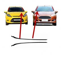 2 pezzi anteriore esterno parabrezza laterale in gomma per Ford Fiesta 2009-2014 Be8Z5403136A guarnizione protettiva esterna laminata 2010