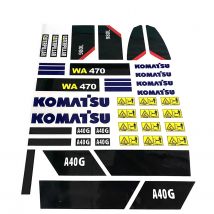 Sticker 1/14 Excavator Model Sticker Loader Excavator Construction Vehicle Model Three-in-one Decorative Sticker