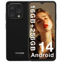 DOOGEE N50 Pro Teléfono Móvil Libres 20GB RAM+256GB ROM Android 13 50MP AI Cámara, 6,52 Pulgadas 1TB