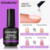 Chunshu 15ml starke Grundierung für Maniküre Hybrid Nail Art lang anhaltende transparente Basis Gel semi permanente Verstärkung