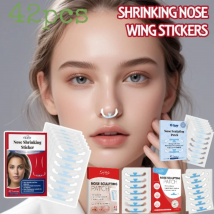 42PCS Neue Cosplay Nase Schrumpfen Patch-Unsichtbare Schönheit Make-Up Aufkleber Für Schrumpfen Nase Flügel Aufkleber Kosmetik Schönheit Werkzeug