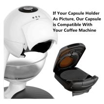 Icafilas dolce gusto adapter lumio für dolce gusto edg lumio dg325 kaffee maschine umwelt freundliche kapseln kaffeepulver cremig