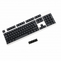 YMDK 105, deutsches ISO Double Shot PBT Shine Through OEM-Profil-Tastenkappen-Set, geeignet für mechanische Cherry MX Switches-Tastatur