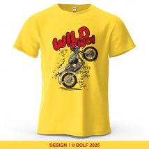 Motocross Style Printed Men's T-Shirt 100% Cotton Oversized Extreme Vibrant Graphic Tees for Women Tops Tees Casual Streetwear