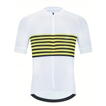 Men's Cycling Jacket Short Sleeve Color With Zipper