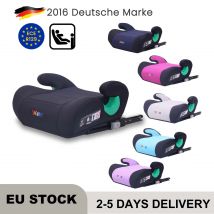 YALION Kindersitzerhöhung ISOFIX Auto 125-150 cm (6-10 Jahre), ECE R129, 3-Punkt-Gurt, rutschfeste Basis, abnehmbarer Bezug, leicht & stabil