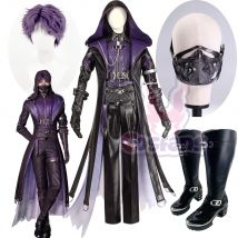 Liebe und Deepspace Cosplay Rafayel bekämpft Kostüm Cosplay Leistung Halloween Party tägliche Outfits Rafayel Cosplay Perücke Perücke Kappe