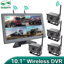 10 '' Punto Cieco Touch Screen AHD Digitale Wireless WiFi 4CH Monitor DVR Registra Telecamera di Backup Inversa Per Camion/Rimorchio/Bus/RV