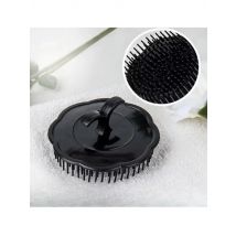 1pcs Black Hair Comb Scalp Massagers Round Comb Women Men Shower Brush Hair Scalp Shower Wash Clean Hair Tool Brush