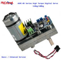 ASMC-05 Serie 110 kg/180 kg RC Servo High Power High Torque 12 V-24 V Großer Roboter-Manipulator-Servomotor für RC Car Quadcopter