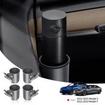 YZ Per Tesla Modello 3 Y Highland Juniper 2025 4 Pz/set Porta Auto Portabicchieri Porta Speciale Tazza Scatola di Immagazzinaggio Rack Accessori Auto