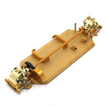 Upgrade des Getriebes mit Metallbodenplatte und Differential-Mittelantriebspakets für WLtoys 1/12 124016 124017 124018 124019   RC Autoteile