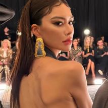 Brand Fashion Show Metal Alloy Key Hole Enameled Dangle Earrings For Women Jewelry Geometric Personality Earrings Accessories