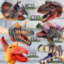 Burattini a mano Testa di dinosauro Modello giocattolo T-Rex Dino Park Bambole Dinosauro Mondo Peluche per regali