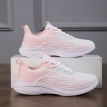 Laufschuhe Frauen Dicken sohlen Leichte Mesh Outdoor Casual Turnschuhe Frauen Bequeme Weiche Spitze-up Sport Schuhe Frauen