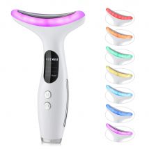 7 Modes EMS Face Neck Lift Beauty Device Facial Massager 7 Color Lights Therapy Double Chin Remover Skin Rejuvenation Tightening