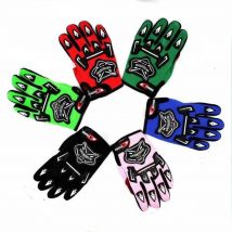 TDPRO Für Kleine Kinder Jungen Kinder Motorrad Handschuhe Nylon Fünf Farben Voll Finger Professionelle Motocross Schutz Getriebe Handschuh