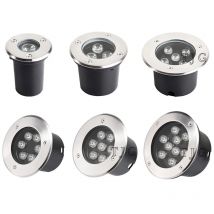 Wodoodporne światło Led ogród podziemny 1W 3W 5W 7W 9W IP67 DC12V odkryty pochowany ścieżka Spot
