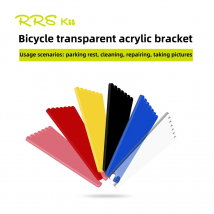 Rrskit Tragbarer Fahrradständer für Brompton, Anpassung, Reinigung, Reparatur, Mountainbike, Fahrradzubehör, transparente Acryl-Unterstützung