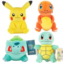 Original Pokemon Plush Charmander Squirtle Pikachu Plush Bulbasaur Anime Stuffed Animal Toy
