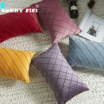 Handgefertigter Taillenkissenbezug aus holländischem Samt, ultraweicher, weicher Plüsch-Kissenbezug, dekoratives Kissen für Sofa, Schlafzimmer, Wohnzimmer