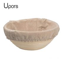 UPORS Rattanowy kosz do wyrastania chleba Naturalny owalny rattanowy wiklinowy fermentacja ciasta