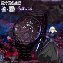Fate Stay Night Heaven's Feel Waterproof  Watch Saber Alter Anime products accessory FGO FSN Quartz Watches game cartoon gift