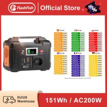 FF Flashfish E200 Centrale Elettrica Portatile 200W Generatore Solare 151WH Batteria AC DC Telecamera Esterna Drone Alimentazione Carica Solare