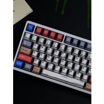 PBT Comic Keycaps EVA 01 Palette Cherry Profile Dye Sub 78/151 Keys Mixed Light For Mechanical Keyboards ISO Layout 7U Rainy75