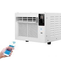 Tragbare Fenster Klimaanlage 24 Stunden Timer Kühlung Heizung Desktop Mini Klimaanlage Box Kühler