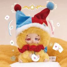 Auf Lager Echte Baby Drei Schläfrige Tasche Glück Giveaway Serie Trendy Vinyl Plüsch Blind Box Figuren Puppe Tasche Dekoration Geschenk