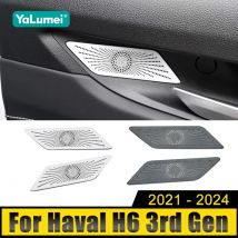 Für Haval H6 3rd Gen 2021 2022 2023 2024 H6S GT HEV PHEV Auto Hinten Tür Griff Audio Horn Haube lautsprecher Trim Abdeckung Rahmen Aufkleber