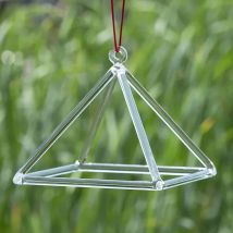 Clear Crystal Singing Pyramid Professional Quartz Tower Singing Bowl Yoga Meditation Sound Healing Percussion Instruments Gifts