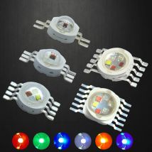 1-100 pezzi 3W 4W 5W 6W 15W 18W LED ad alta potenza RGB RGBW RGBWY RGBWYV 4pin 6pin 8pin 10pin 12pin Chip colorato luci sceniche Sorgente