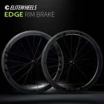 ELITEWHEELS EDGE 40mm 50mm Ultralekki Zestaw Kół z Włókna Węglowego 1291g Szosowy Zestaw Kół z Hamulcem Obręczowym System Ratchet 36T Wing 20 Szprych
