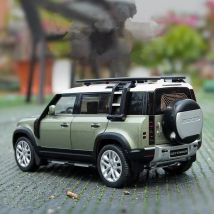 1/18 Range Land Rover Defender SUV Legierung Automodell Druckguss Metall Geländewagen Automodell Sound und Licht Kinderspielzeug Geschenk