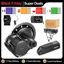 Bafang 750W 250W -1000W Mid Drive Motor Kit di conversione bicicletta elettrica BBS02B BBS02 Motore Ebike 48V 52V 20Ah Batteria Hailong
