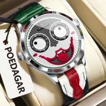POEDAGAR Original Luxury Watch For Man Waterproof High Quality Male Wristwatch Quartz Leather Sports Fashion Men's Watches Reloj
